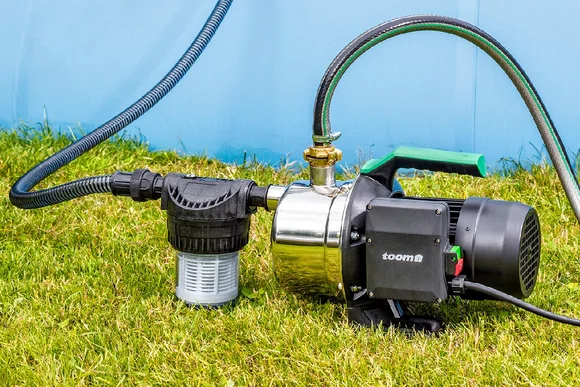 Gartenpumpe mit Filter