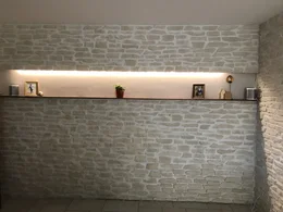 Wohnzimmer Steinwand Fuerte