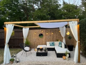 Gemütliche Loungeecke im Garten