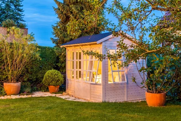 Gartenhaus im Garten
