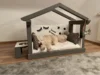 Hundehütte aus Holz