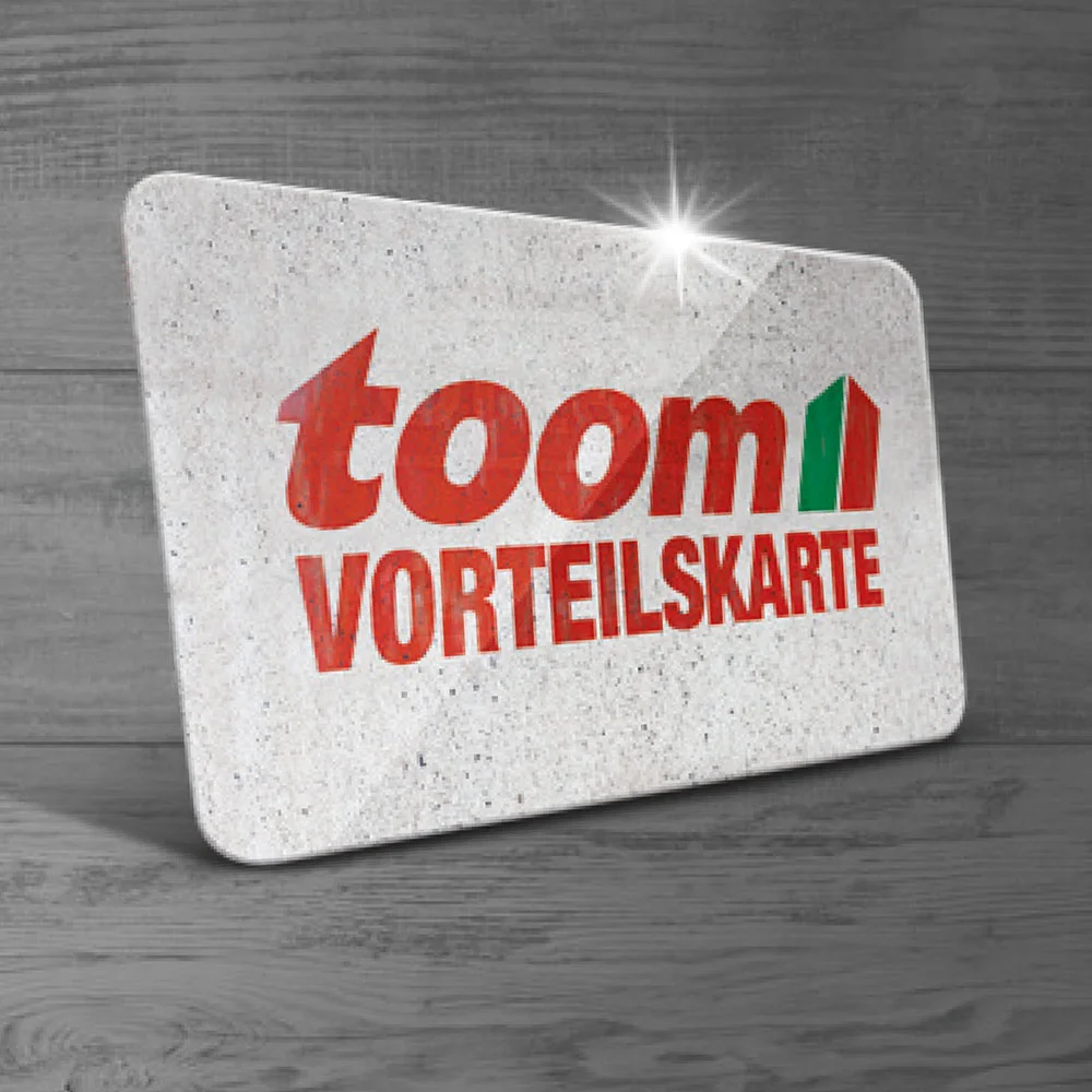 Weiße Kundenkarte aus Betonoptik